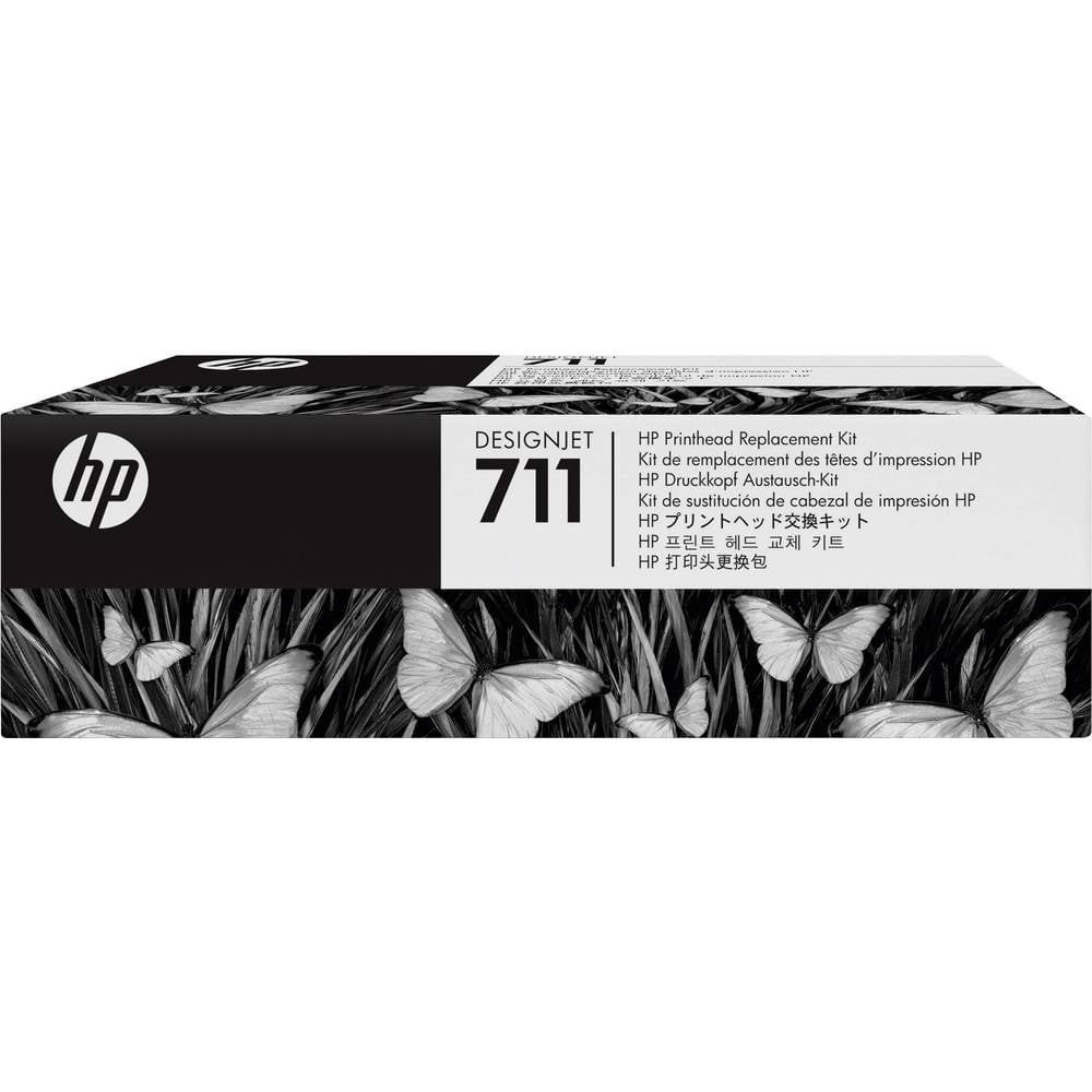 Tête d'impression HP 711 noire et couleur C1Q10A pour traceur DesignJet