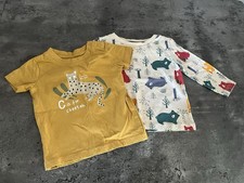 Baby Boys Tops Age 3-6 Months Excellent Cond 1 x Long Sleeve 1 x Short Sleeve