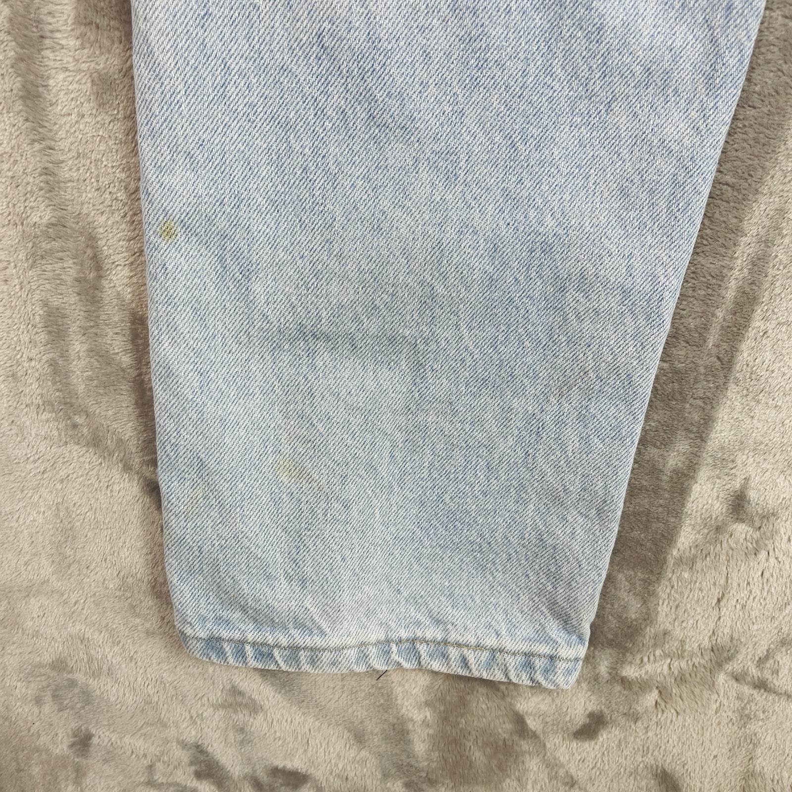 Vtg Wrangler Jeans Mens 31x30 Light Blue Straight Cowboy Western Made in USA thumbnail 7