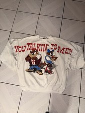 Vintage 90s Looney Tunes Tasmanian Crewneck Sweatshirt