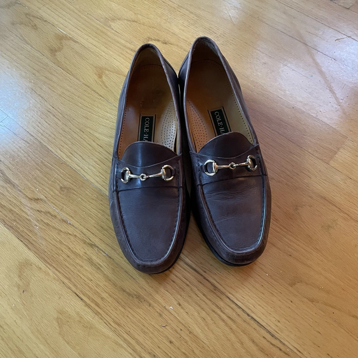 Cole Haan Men\'s Leather Horsebit Loafers Brown Size 9.5 M Men main image 4