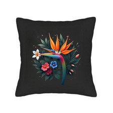 Set of 2 Decorative Throw Pillow Covers 18x18 - Vibrant Floral Design