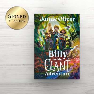 *SIGNED Book* | Billy and the Giant Adventure by Jamie Oliver | NEW 1st Edition