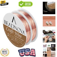 Jewelry Wire Bare Copper Wire Tarnish Resistant for Jewelry Making Copper, 22...