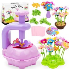 deAO DIY Flower Bouquet Making Kit, 19.0 X 7.5 Centimeters, Pink And Purple 