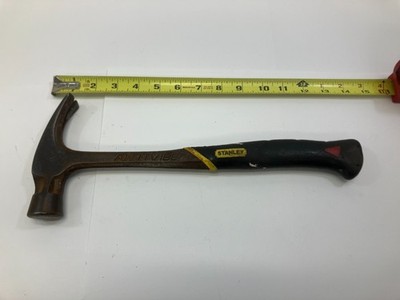 Stanley Tools ~ Straight Claw Hammer ~ Antivibe ~ Used & Pitted But Solid
