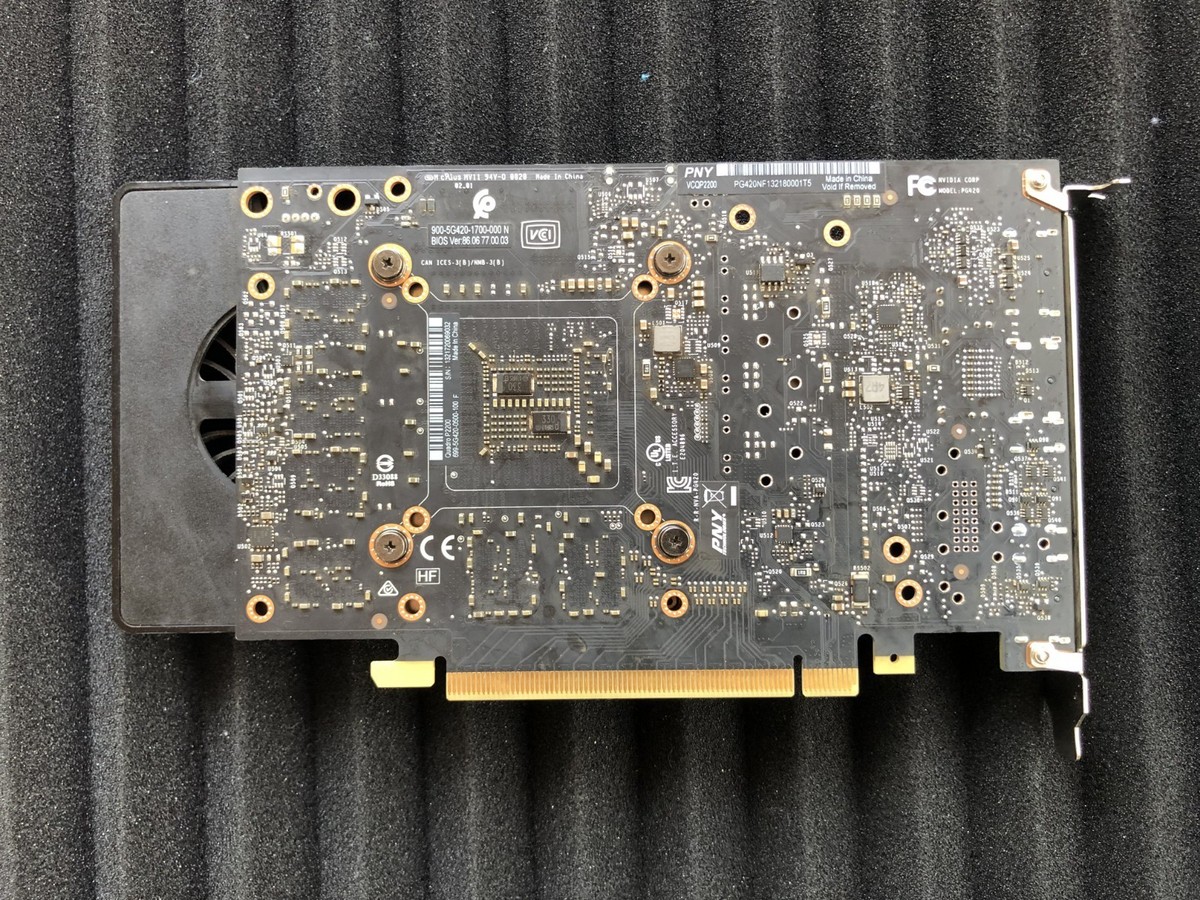 PNY NVIDIA Quadro P2200 5GB GDDR5X Graphics Card (VCQP2200SB) for