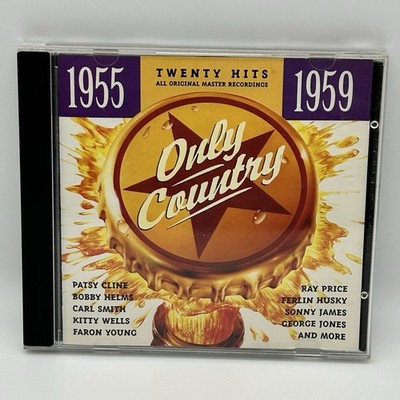 Only Country 1955-1959 by Various Artists (CD, 1995, JCI Associated Labels)