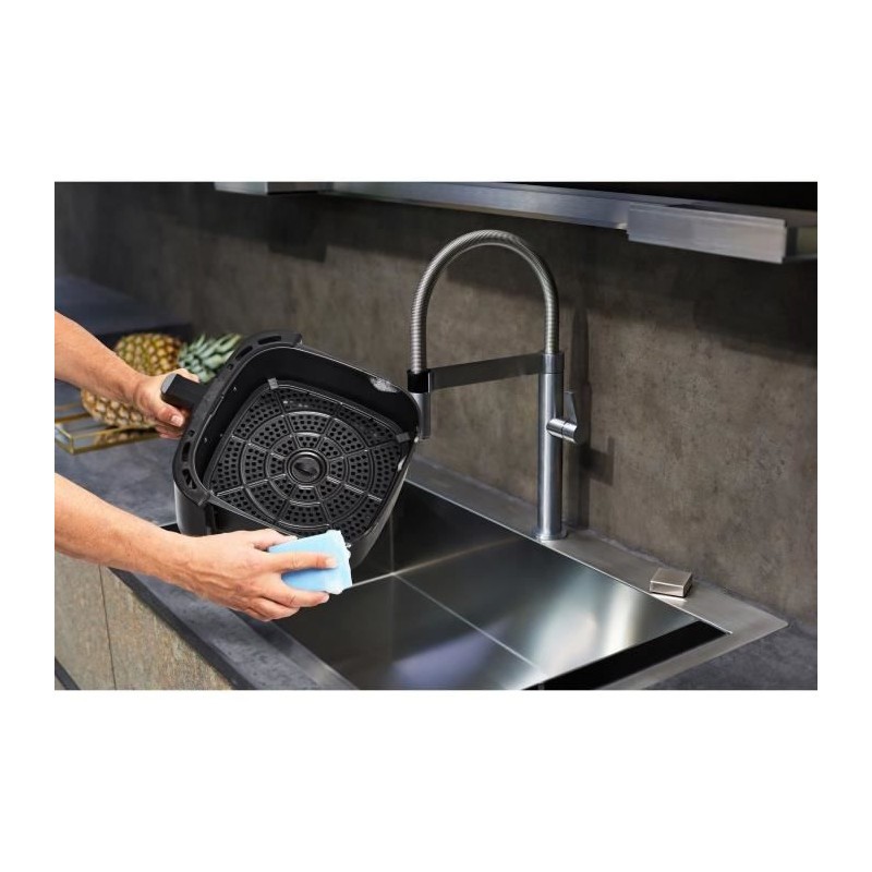 Friteuse a air chaud MEDION 50072999 tactile 2150 W mini four sans huile noir - 4