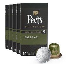 Peet's Coffee Espresso Capsules Big Bang Intensity 9, Medium Roast, 80 Count