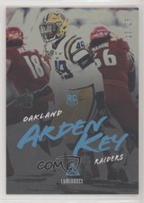 2018 Panini Luminance Rookie Platinum Blue Luminance 13/25 Arden Key #104 z7h