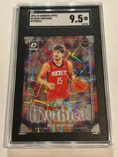 2024-25 DONRUSS OPTIC REED SHEPPARD MYTHICAL #6 CASE HIT ROOKIE SGC 9.5 ROCKETS