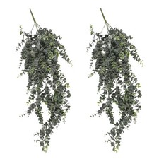 Artificial Hanging Plants 30  Long Eucalyptus Greenery Bush Fake for Office