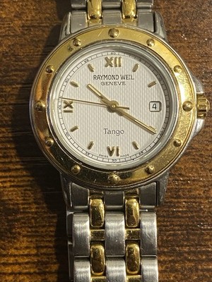 Raymond Weil Tango 5360 Quartz 2 Tone Band Ladies Watch Z850490 