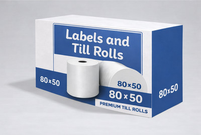 80 mm x 50 mm 80 x 50 mm Thermopapier 80 mm Just Eat Maschine Drucker Quittungsrollen