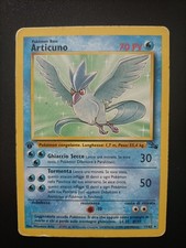 Articuno PRIMA EDIZIONE 17/62 Rare Fossil Good - ITA - Non-Holo