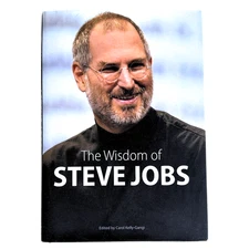 HARDCOVER BOOK - The Wisdom of Steve Jobs by Carol Kelly-Gangi - EUC