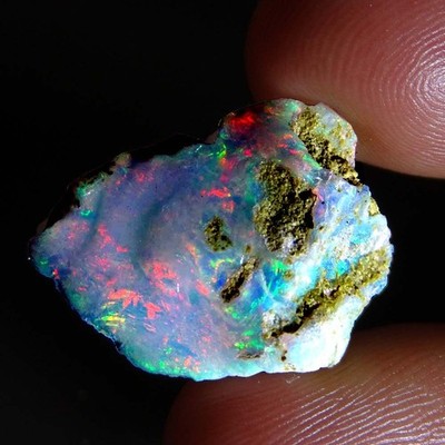 17.60  Cts. A+Natural Ethiopian Opal Rough.Chakra Energy Crystals 18X25X07 MM