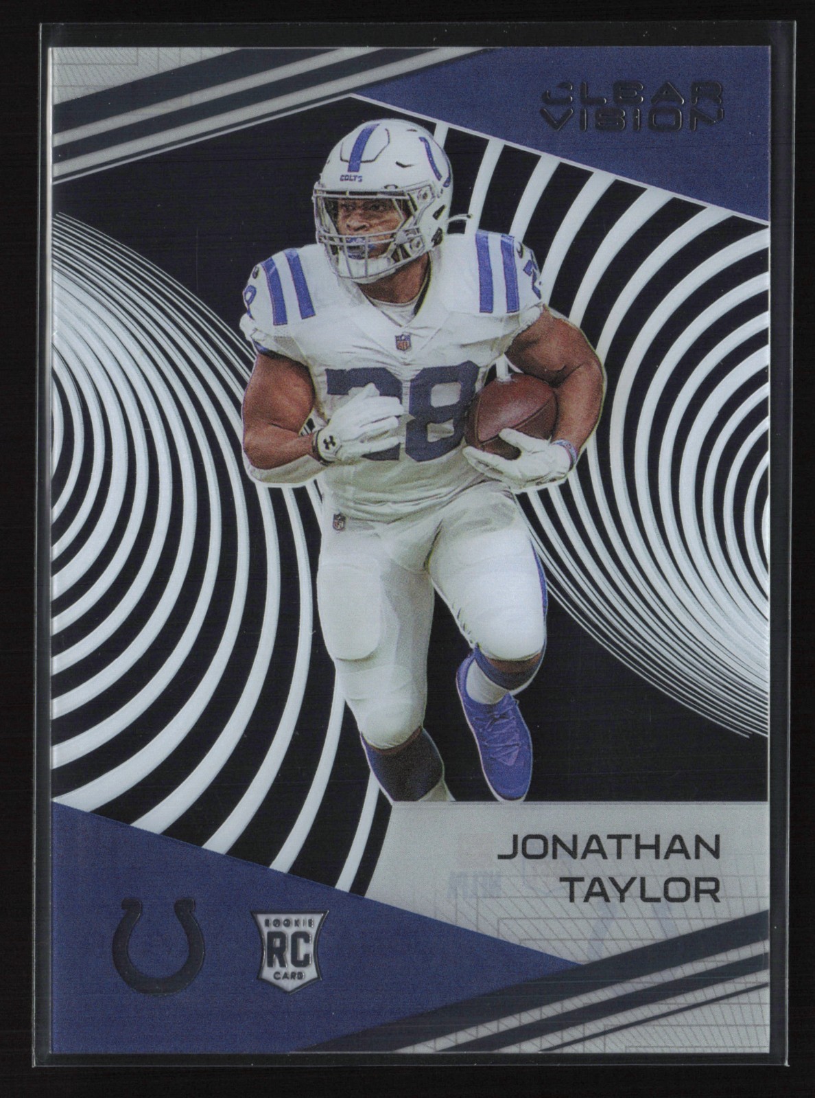2020 Panini Chronicles - Clear Vision Rookies Jonathan Taylor RC #CV-7