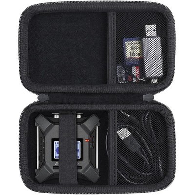 Stylish Black Hard Case Replacement for Zoom F3 Recorder with Shoulder Strap