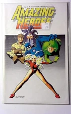 Amazing Heroes #35 1983 Key Preview Sketch Spider-Man's Black Costume Comic