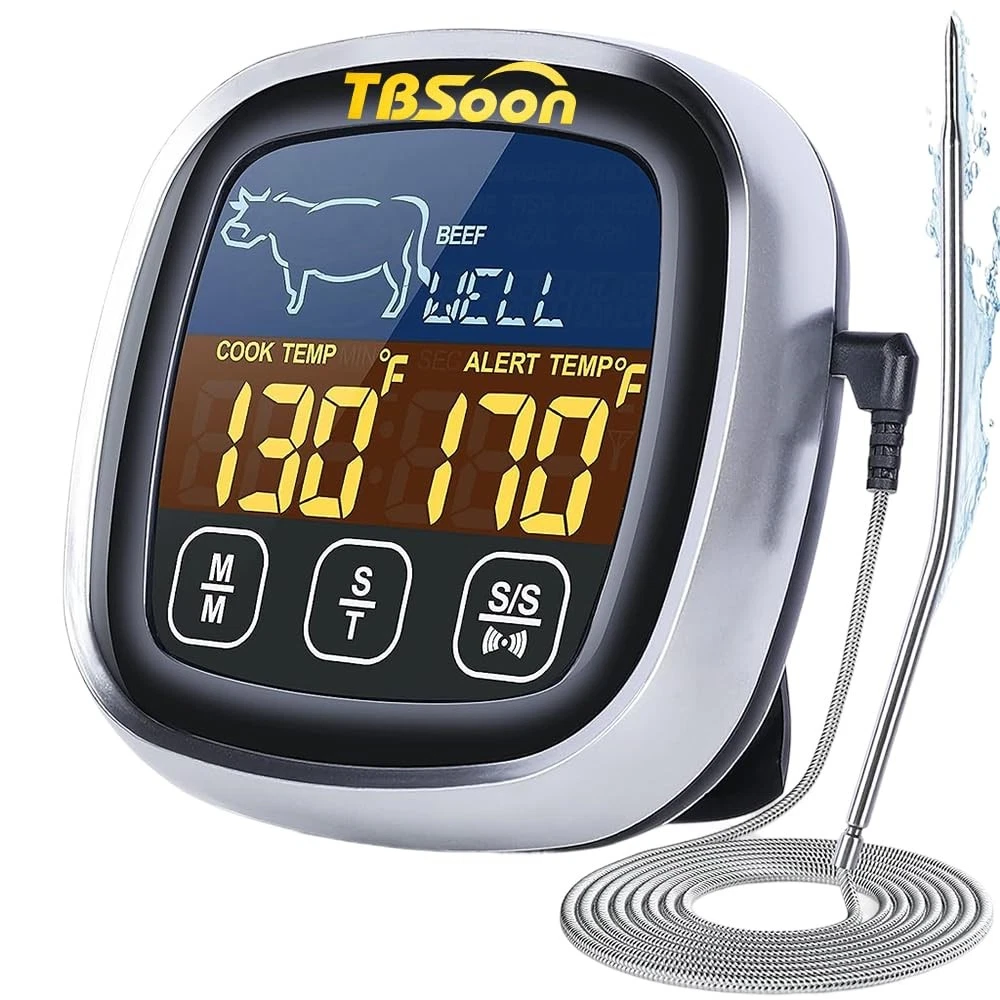 Multifunctional Digital Thermometer for Cooking,Food Thermometer+Thermometer ...