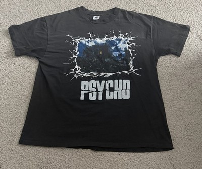 Vintage Psycho Movie T Shirt XL Universal Studios Alfred Hitchcock Horror Tee 