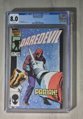 Marvel Daredevil #229 CGC 8.0 White Pages