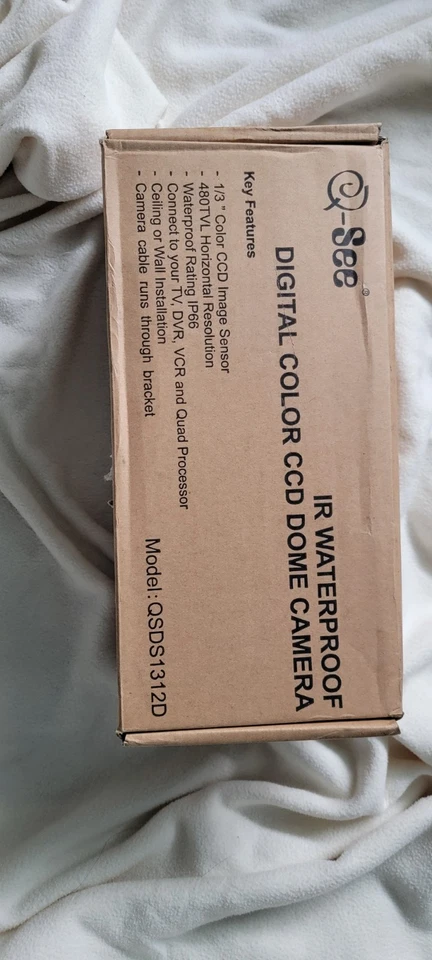 Q SEE 彩色 CCD 圆顶摄像机 安全摄像头 QSDS1312D — 第 3/4 张图片