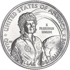 2022 D American Women Quarter Sally Ride BU CN-Clad See Pics O629