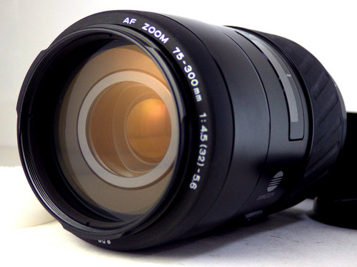 Minolta AF 75-300mm f/4.5-5.6 Zoom Lens Sony A alpha SLR Classic Camera fm Japan