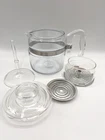 Vintage PYREX 7754 Flameware Percolator 4 cup COMPLETE SET & Beautiful Condition