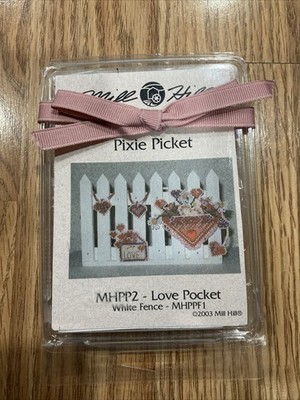Mill Hill Pixie Picket MHPP2-Love Pocket  2003