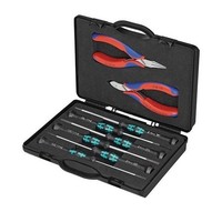 Knipex Elektronikwerkzeugsatz 8Tlg.Im Kunststoffkoffer Knipex-Werk 00 20 18