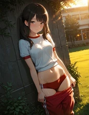 No nudity/ AI Girl /aiart/ Gym Uniform BURUMA girls (500images digital download)