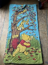 Vintage Disney Winnie The Pooh Sleeping Bag Children's 1980s HTF