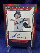 Andrew Jimenez - AUTO - #03/99 - RED - 2024 Panini USA Stars & Stripes - NTS-AJ