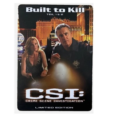 CSI: Crime Scene Investigation Built to Kill Steelbook DVD NEU OVP Teil 1/2