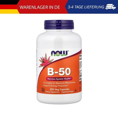 NOW Foods, B-50, 250 vegetarische Kapseln