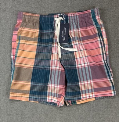 Vineyard Vines Pull-on Madras Shorts Mens Medium Cayman Plaid New