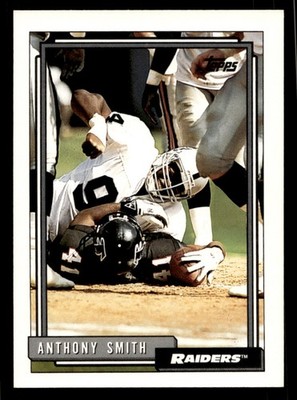 1992 Topps - Anthony Smith #463 Gold Football Sports Card Raw Trading Card