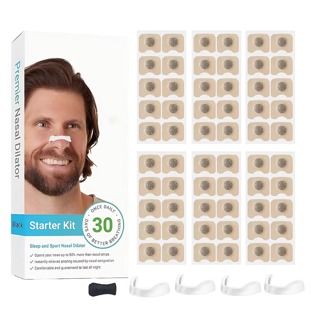 Nasal Breathing Dilators Starter Kits Anti-Snoring Nose Breathe Magnetic Strips 