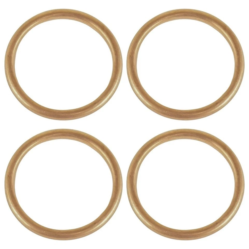 4-Pack Exhaust Pipe Gasket for Honda CBR600F CBR600F2 CBR600F3 CBR600F4 1987-06 - Image 3 of 4