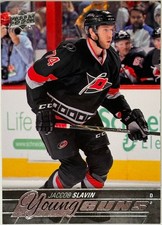 2015-16 Upper Deck Series 2 Jaccob Slavin YOUNG GUNS #469