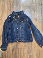 childrens denim jacket size 10-12