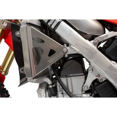 Works Radiator Brace for Honda CRF - Silver 18-710