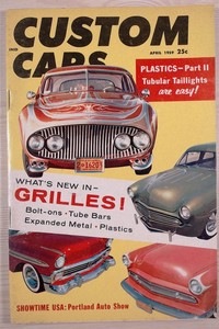Custom-Cars-Apr-1959-Old-Vintage-Classic-Hot-Rod-Magazine-Grilles-Showtime-USA