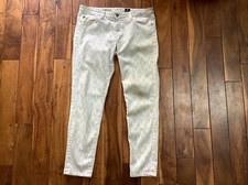 Adriano Goldschmied Jeans 31R Women The Legging Ankle Super Skinny Leopard Print