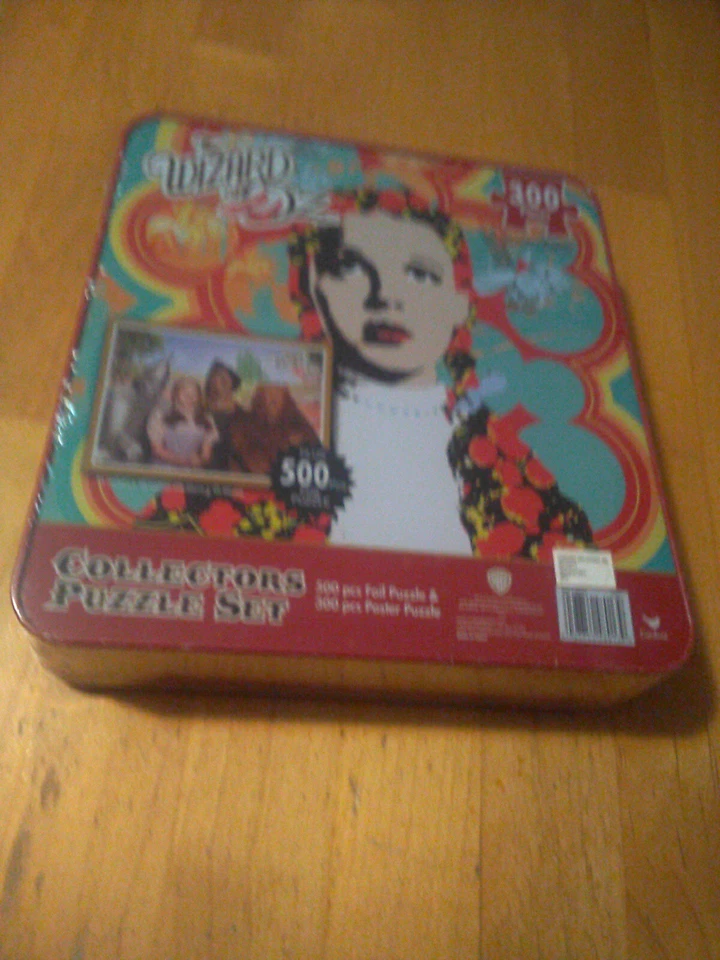 Rompecabezas Mago de Oz 300/500 piezas póster coleccionistas conjunto lata Foto 2 de 4