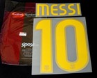 Offizieller Barcelona Messi 10 2008/10 Fußball Name/Nummer Set Heimspieler Größe